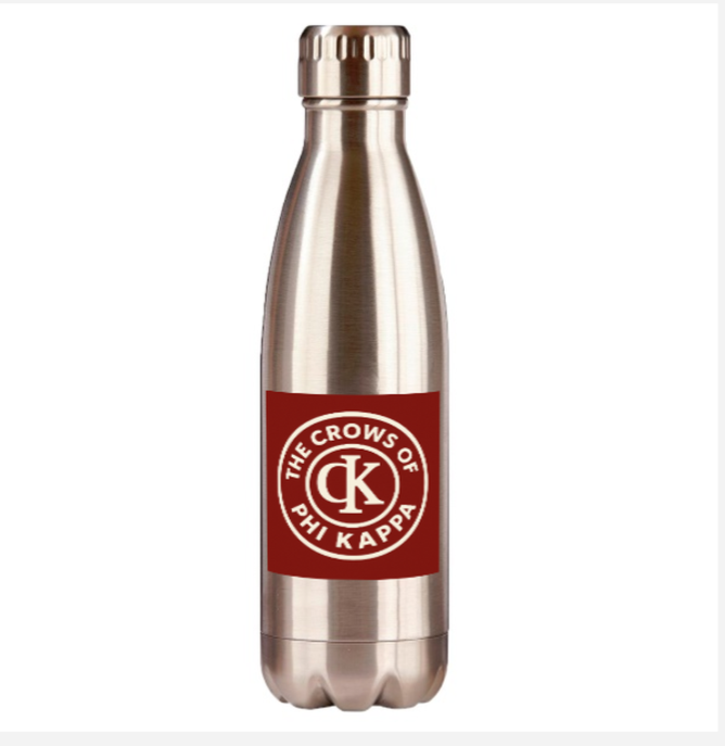 Phi Kappa Stainless Steel Water Bottle